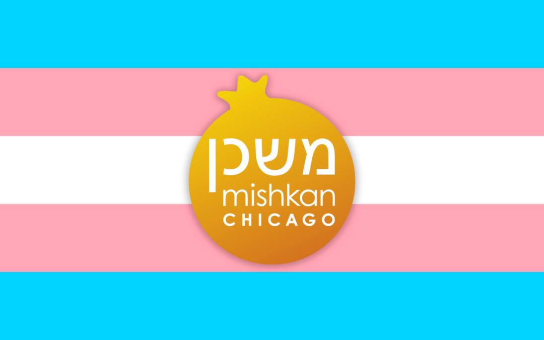 An Open Letter To Tablet Magazine (Mishkan Chicago pomegranate logo on a trans flag)