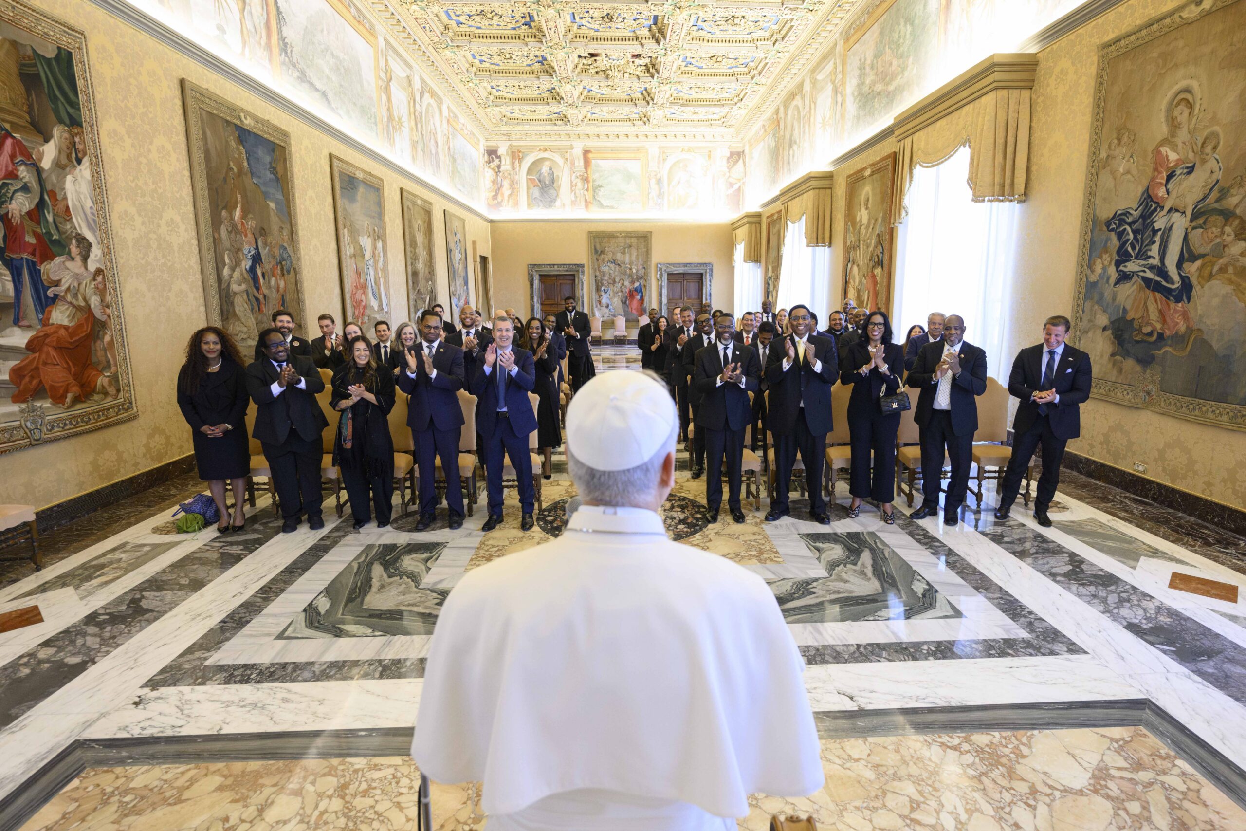 Rabbi Lizzi Heydemann in Chicago delegation to visit Pope Leo XIV
